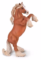 Deluxe 1:12 Gypsy Vanner stegrande sto (Collecta)