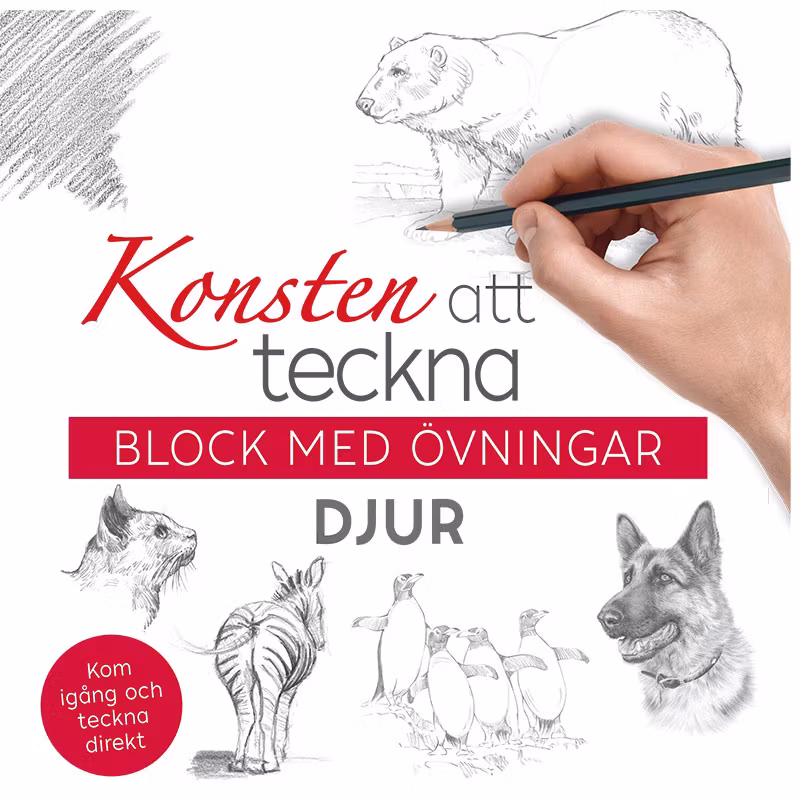 Konsten att teckna djur: Block med övningar