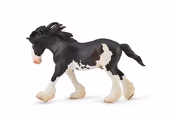 Clydesdale hingst svartskäck (Collecta)