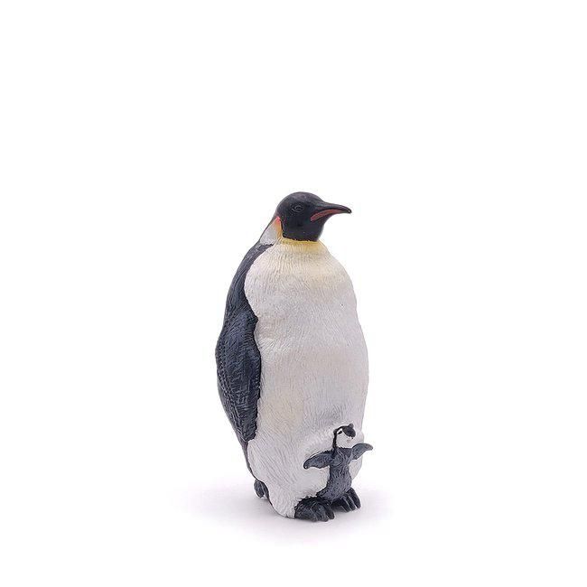 Kejsarpingvin med unge 7 cm (Papo)