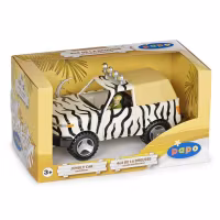 Safari Jeep med förare 28 cm (Papo)