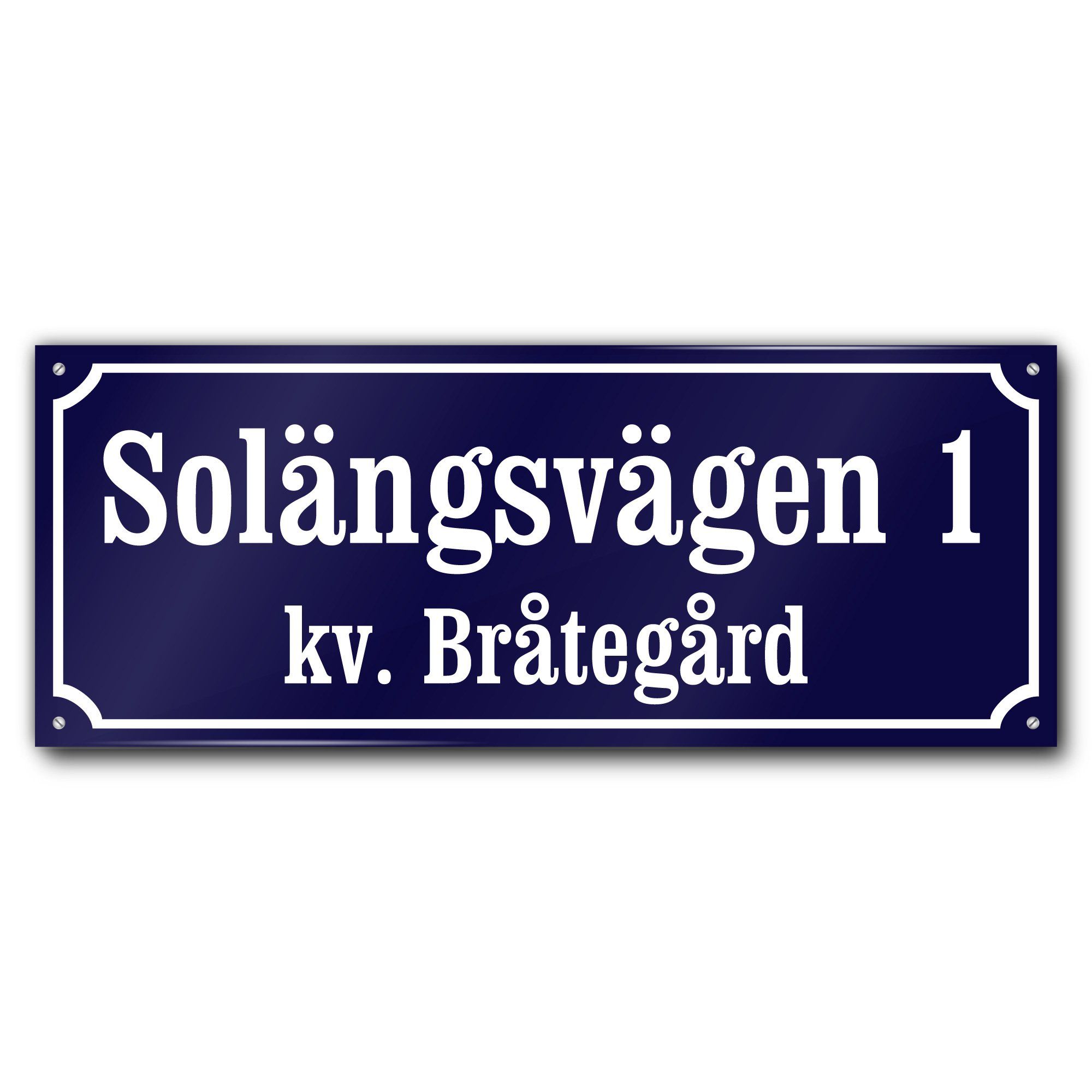 Husskylten.se > Tvåradiga Husskyltar