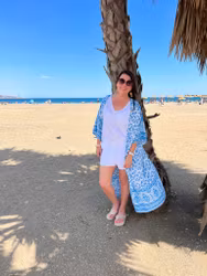 Kimono summer breeze sky blue