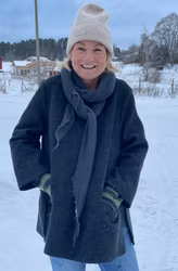 Winter dream ull tunika melerad blå