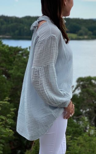Blus Vaxholm gråblå