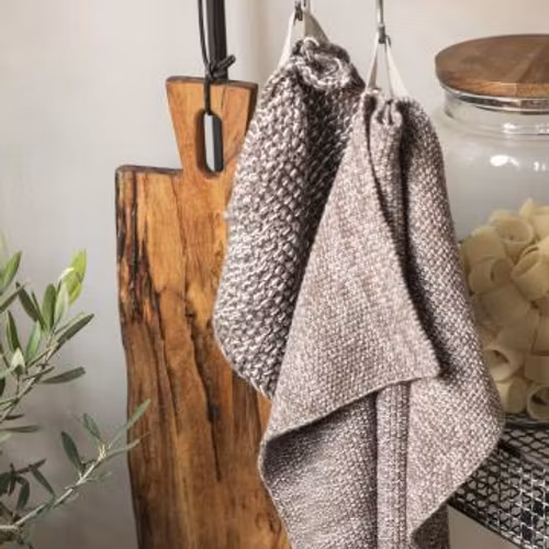 Grytlapp Mynte Milky Brown melange