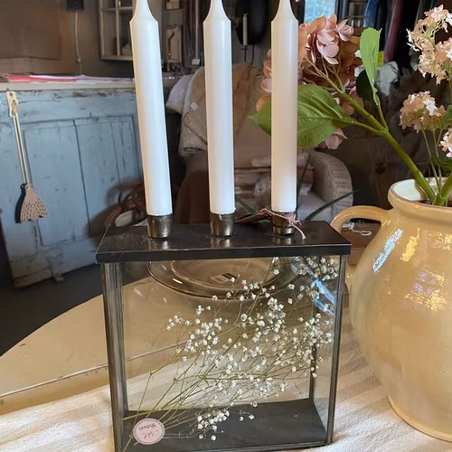 Glasbox / Ljusstake