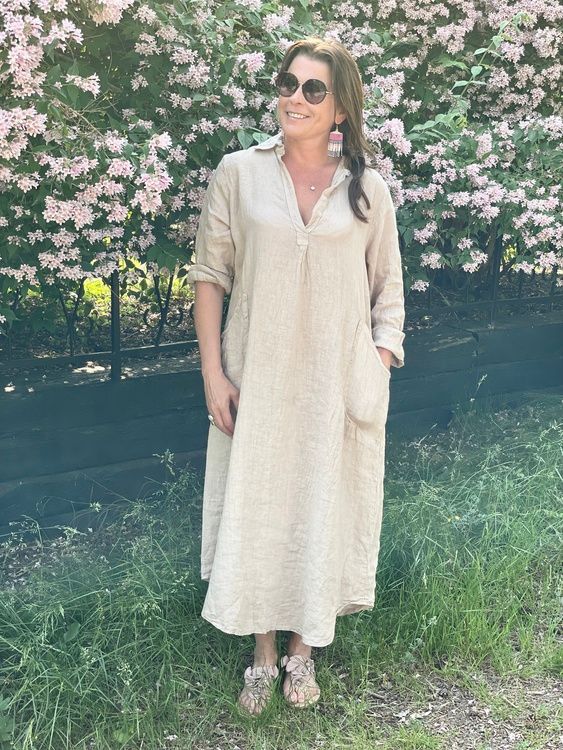 Maxiklänning simply linen
