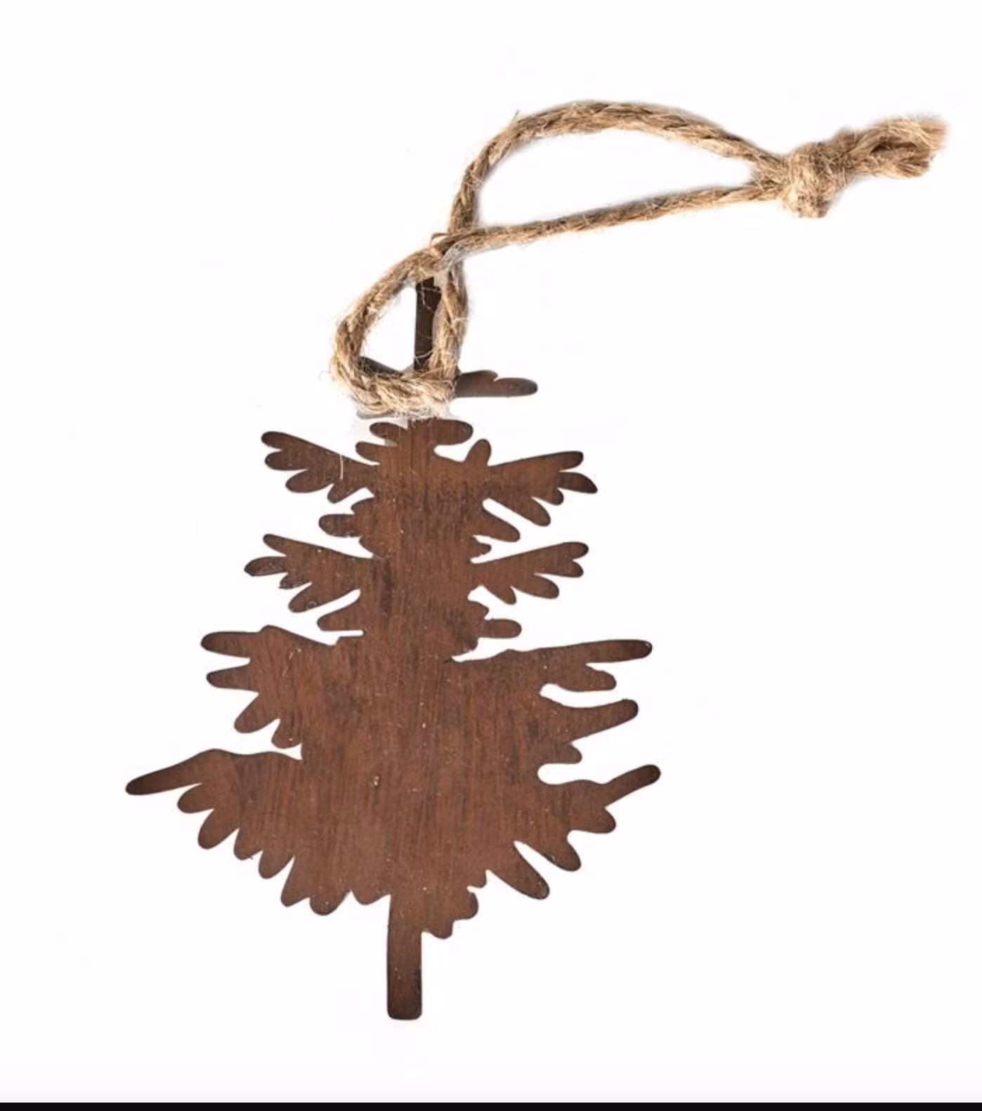 Julgransdekoration rostig Gran  - 6 CM