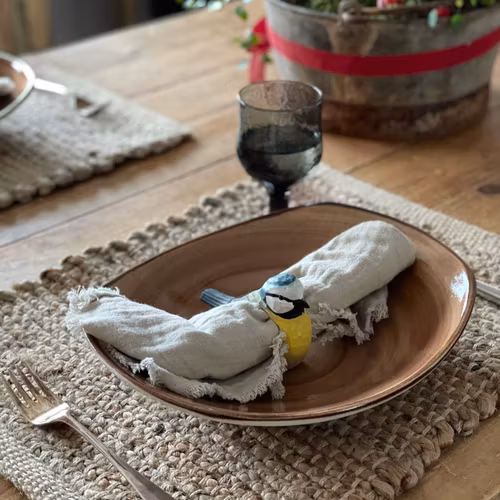 Rustika bordstabletter i jute