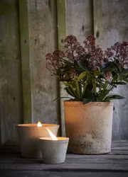 Alison ljus i terrakotta vitt/ grå/ terrakotta