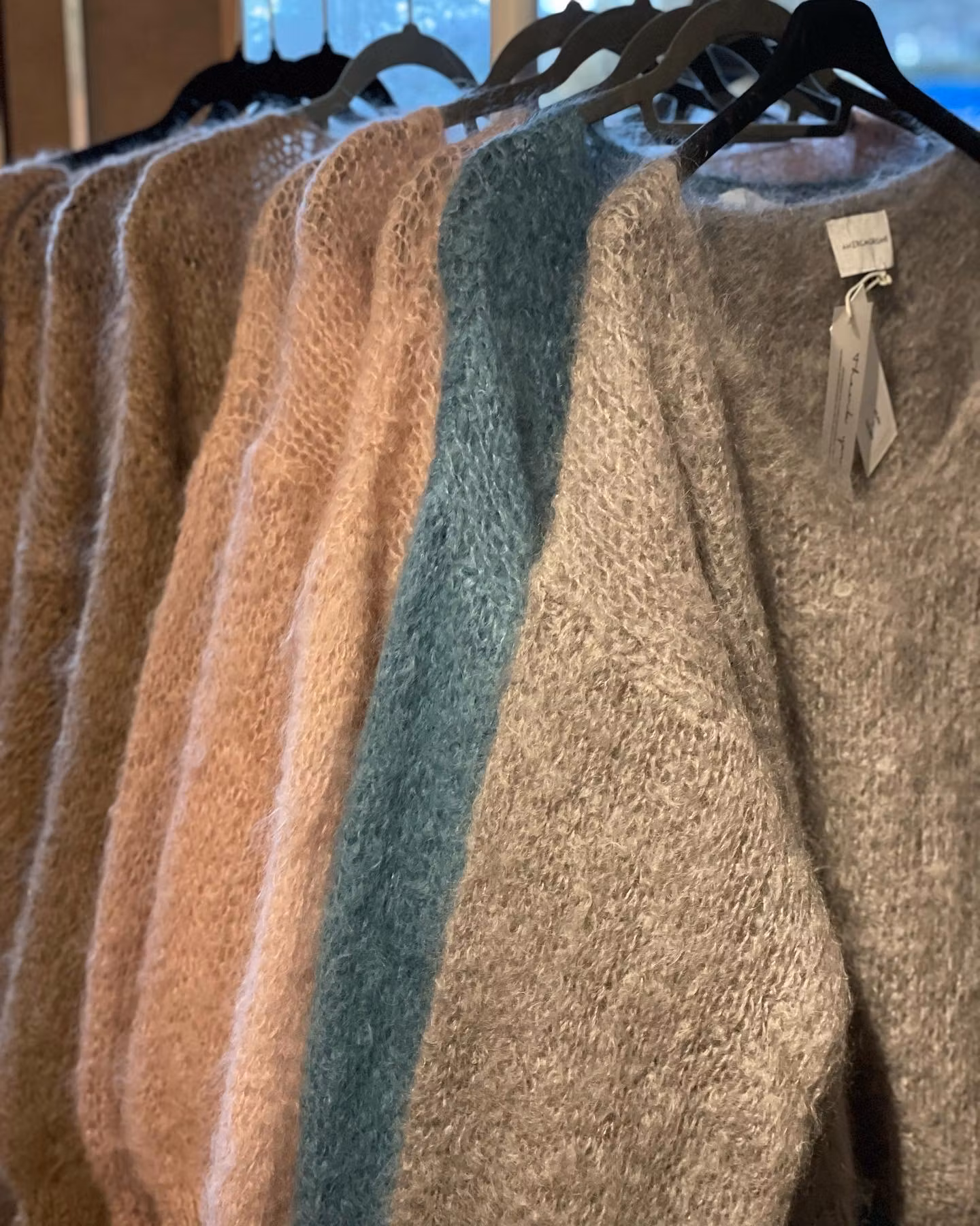 Mohair Lyx stickad tröja American Dreams Milana