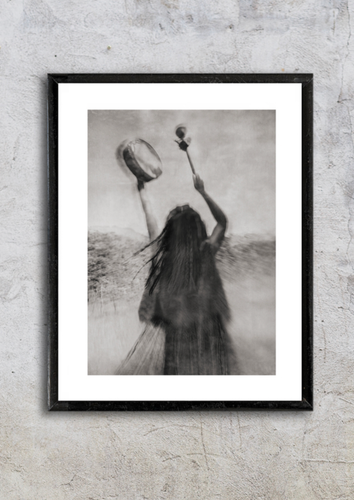 The Drummer Girl Art Print från Soul Image