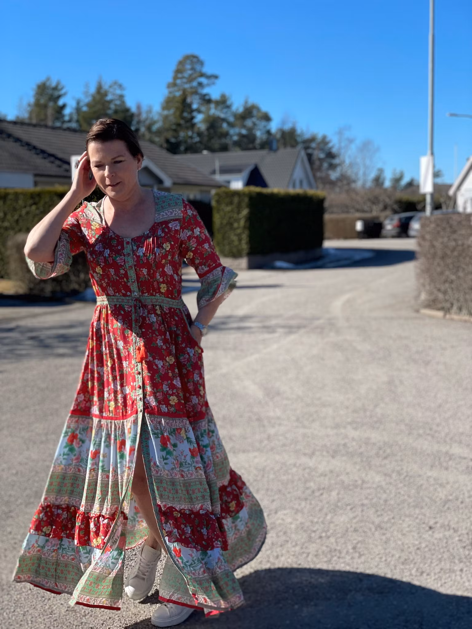 Havillah Maxi Dress - Rococo Red