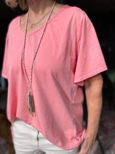 Stonewashed t -shirt Petra