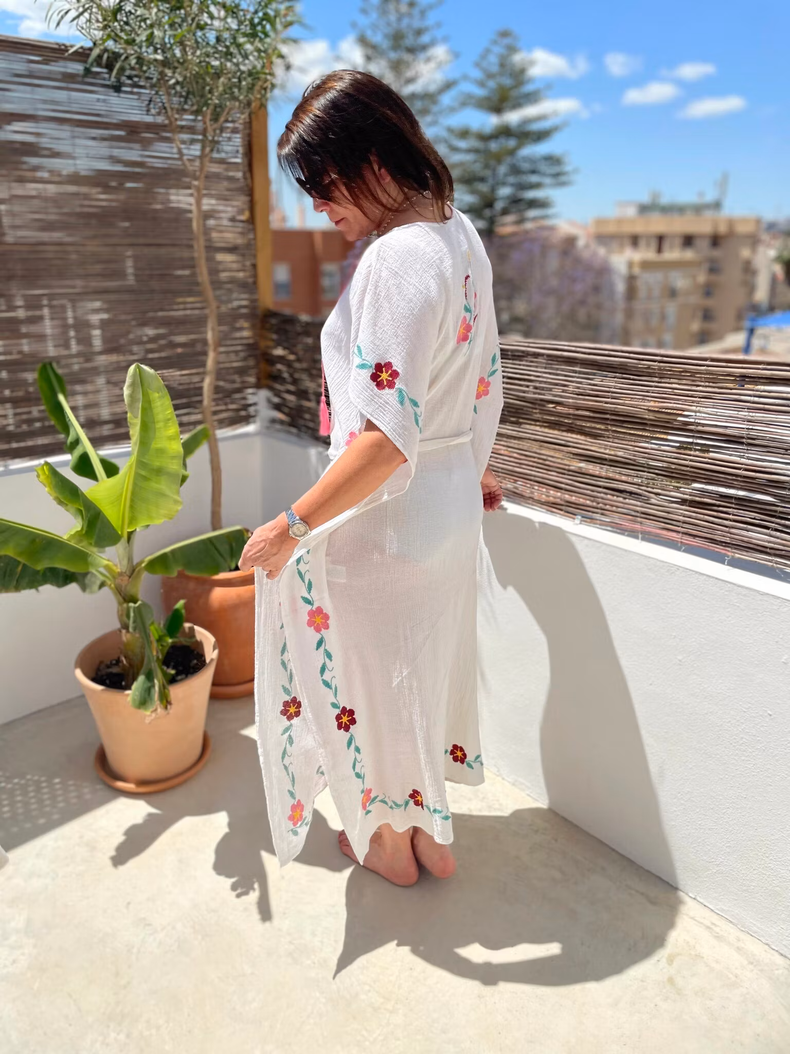 Obelia kaftan tunic