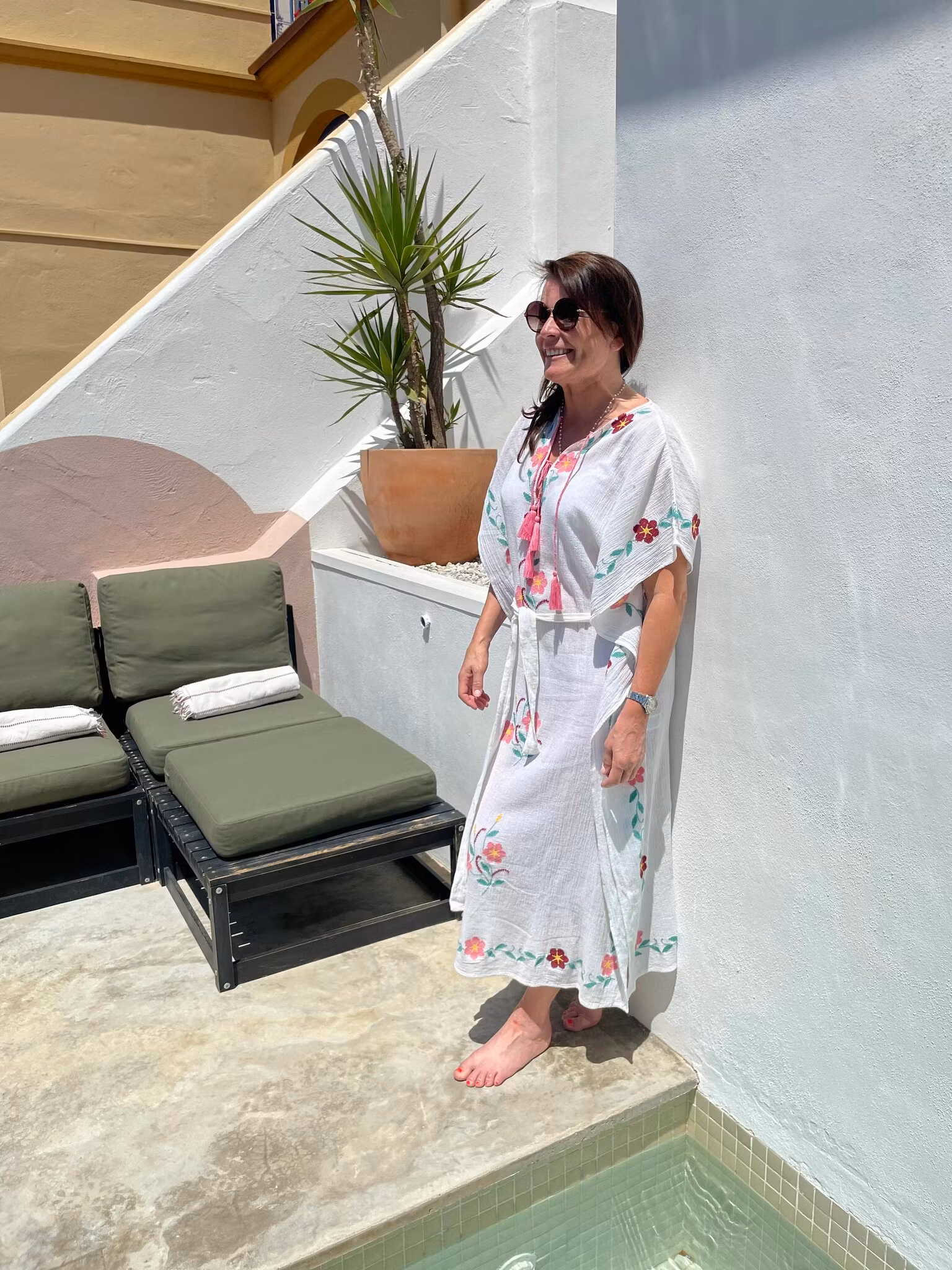 Obelia kaftan tunic