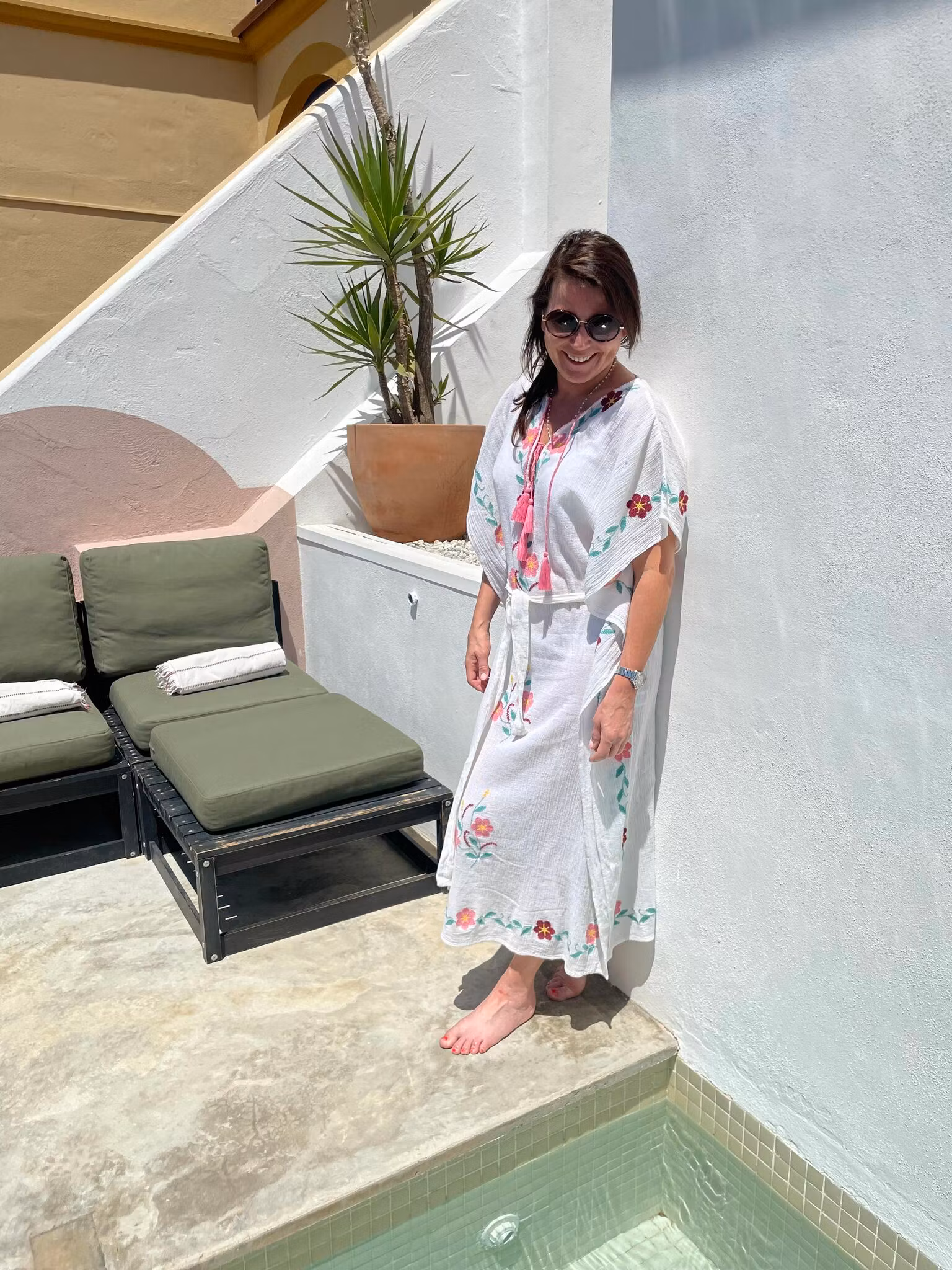 Obelia kaftan tunic