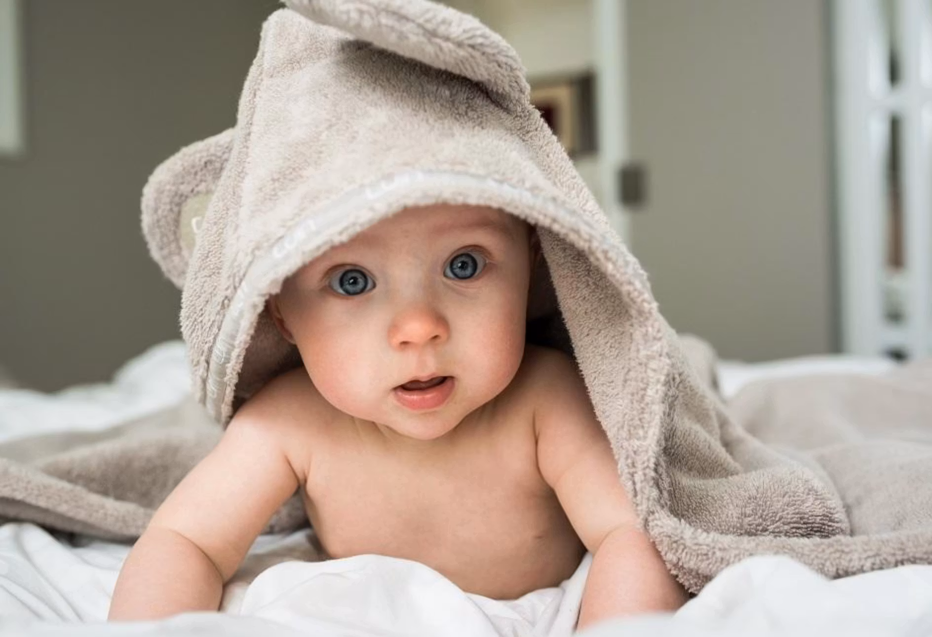 Baby cape / towel 0-5 åringar