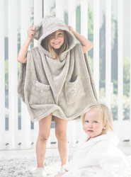 Poncho towel for children 5-10 years