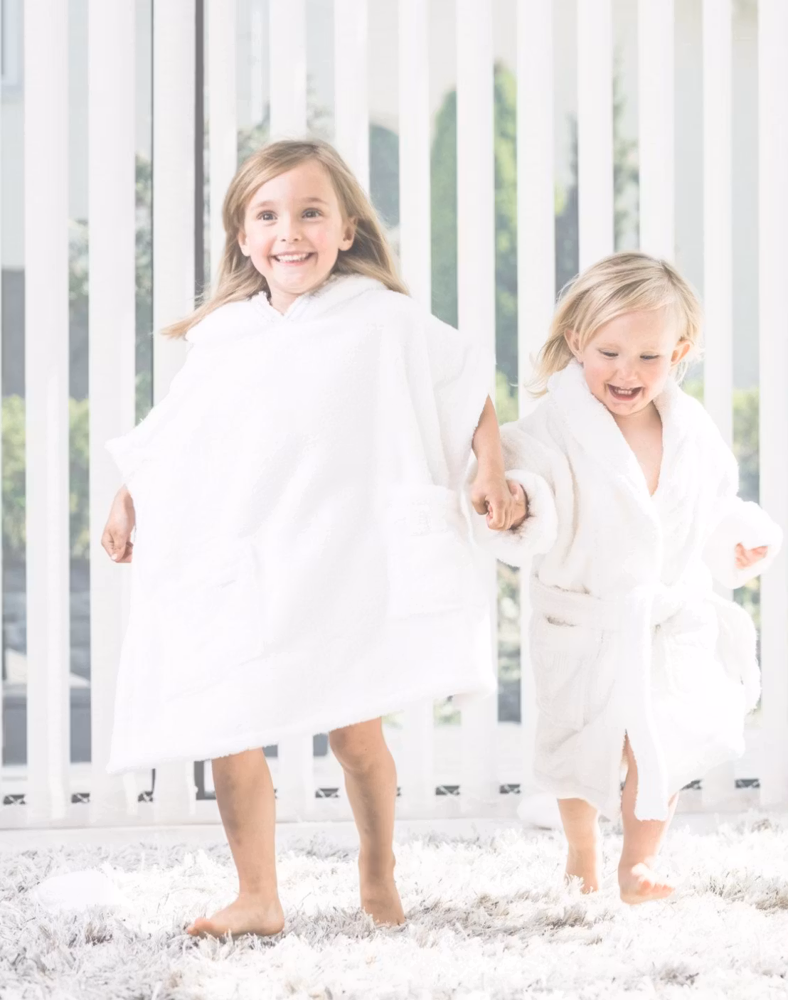 Poncho handuk till barn 5-10 år
