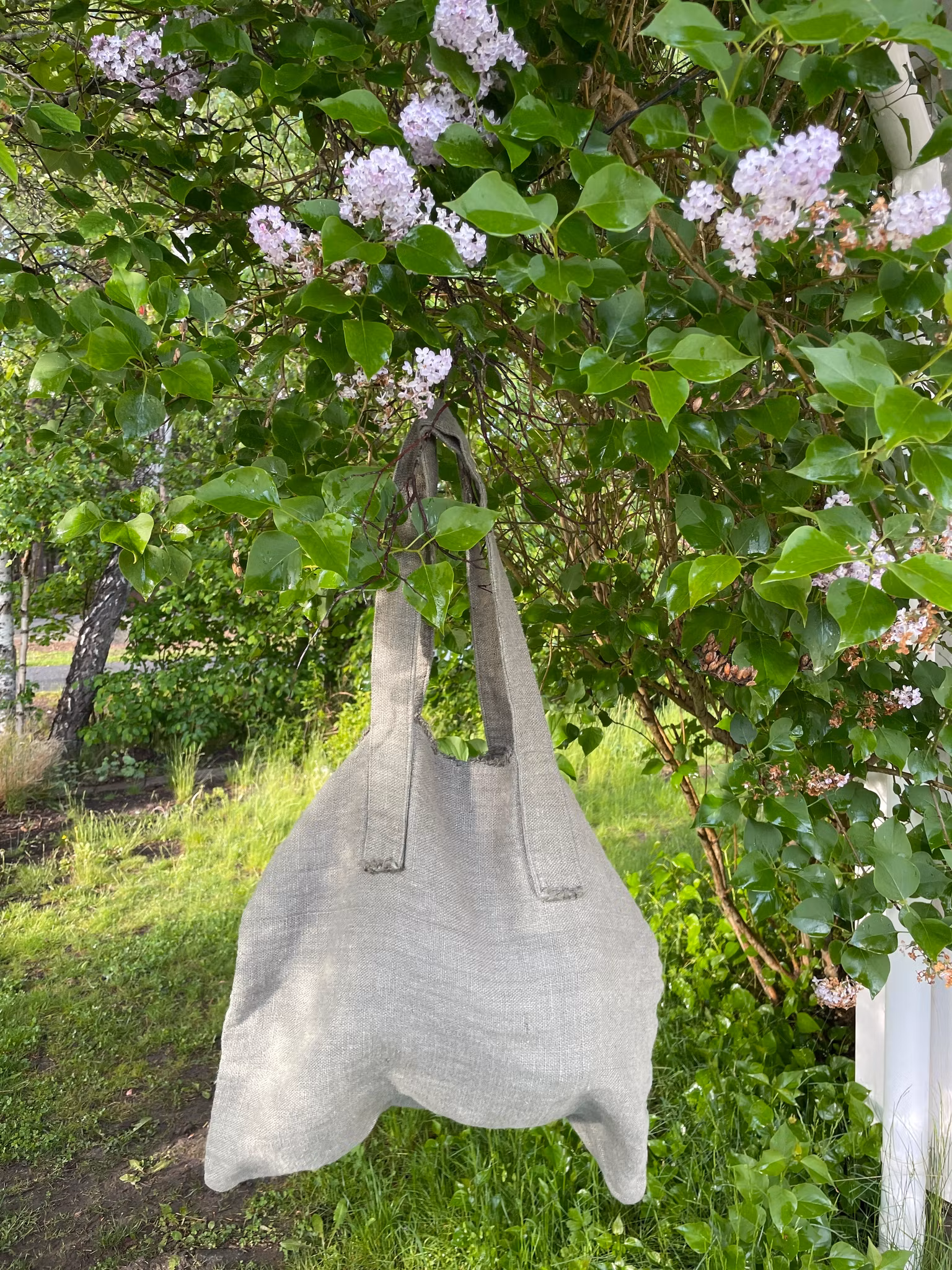 Bag in 100% linen