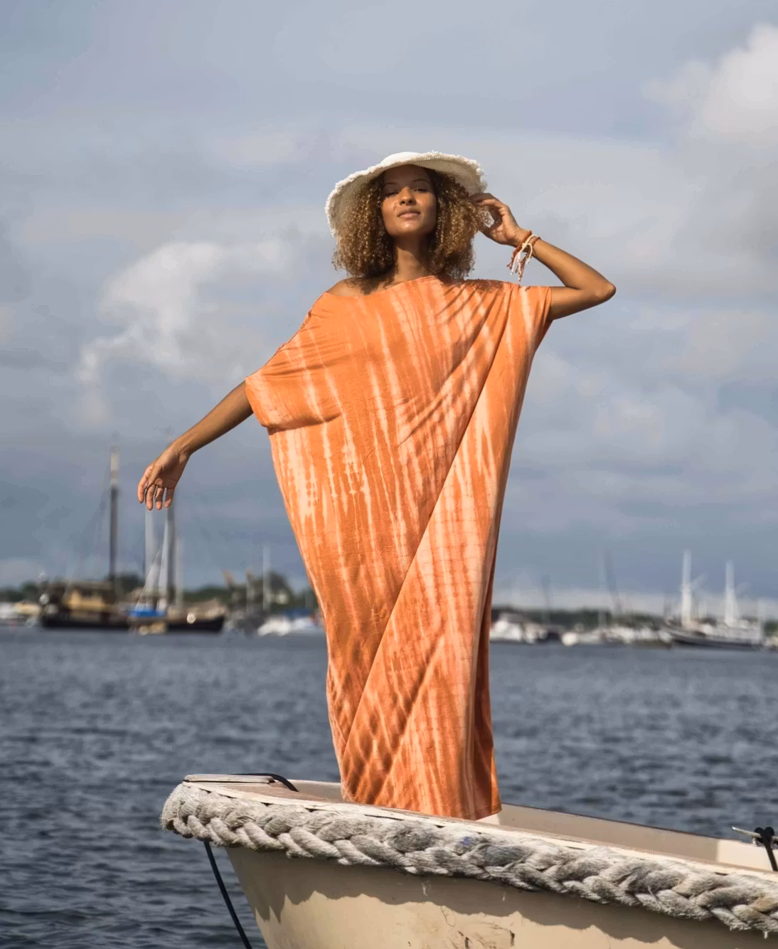 Dream of Bali kaftan tie dye