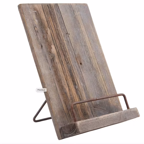 Book holder vintage in wood