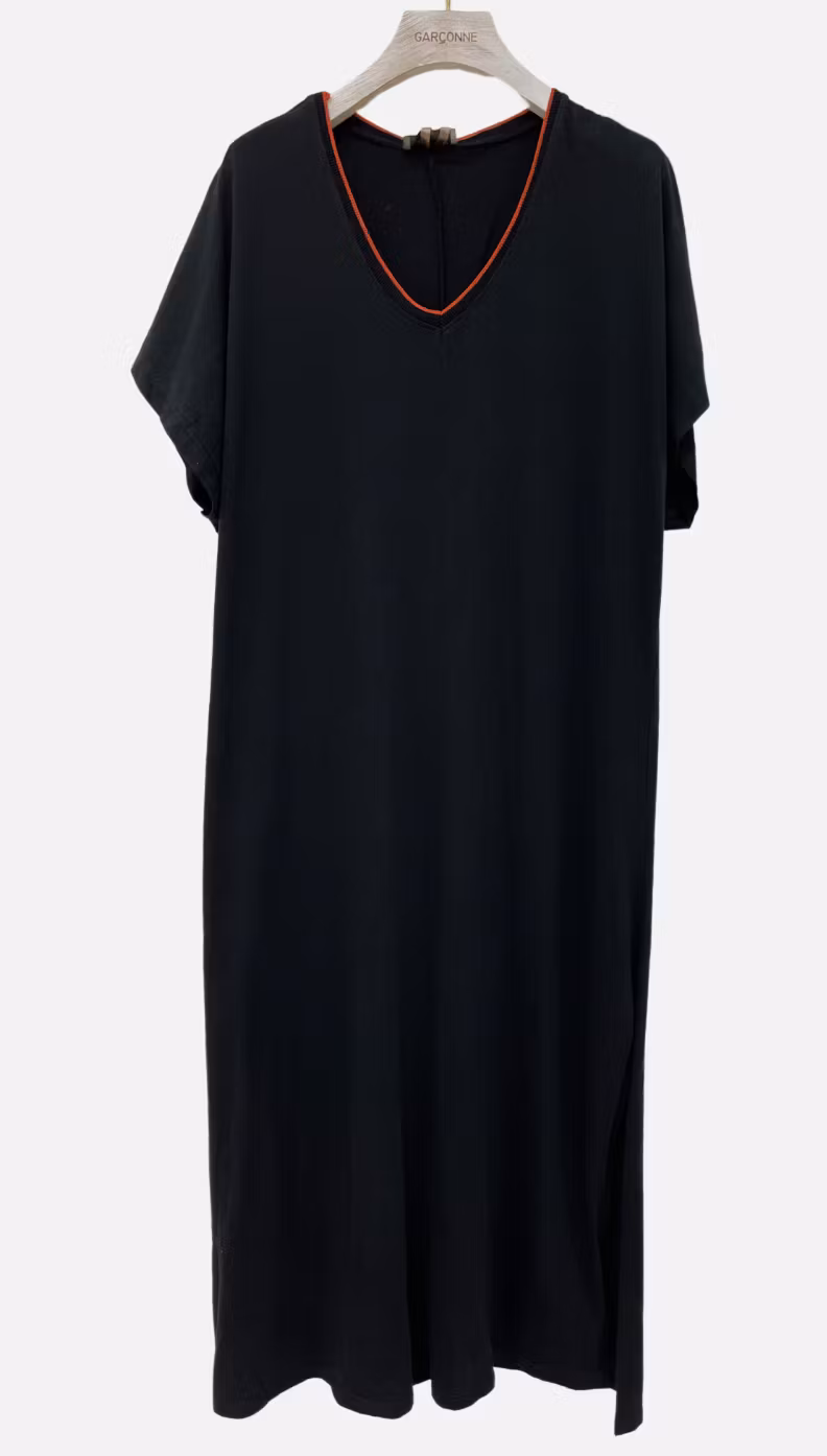 Cotton dress black panther