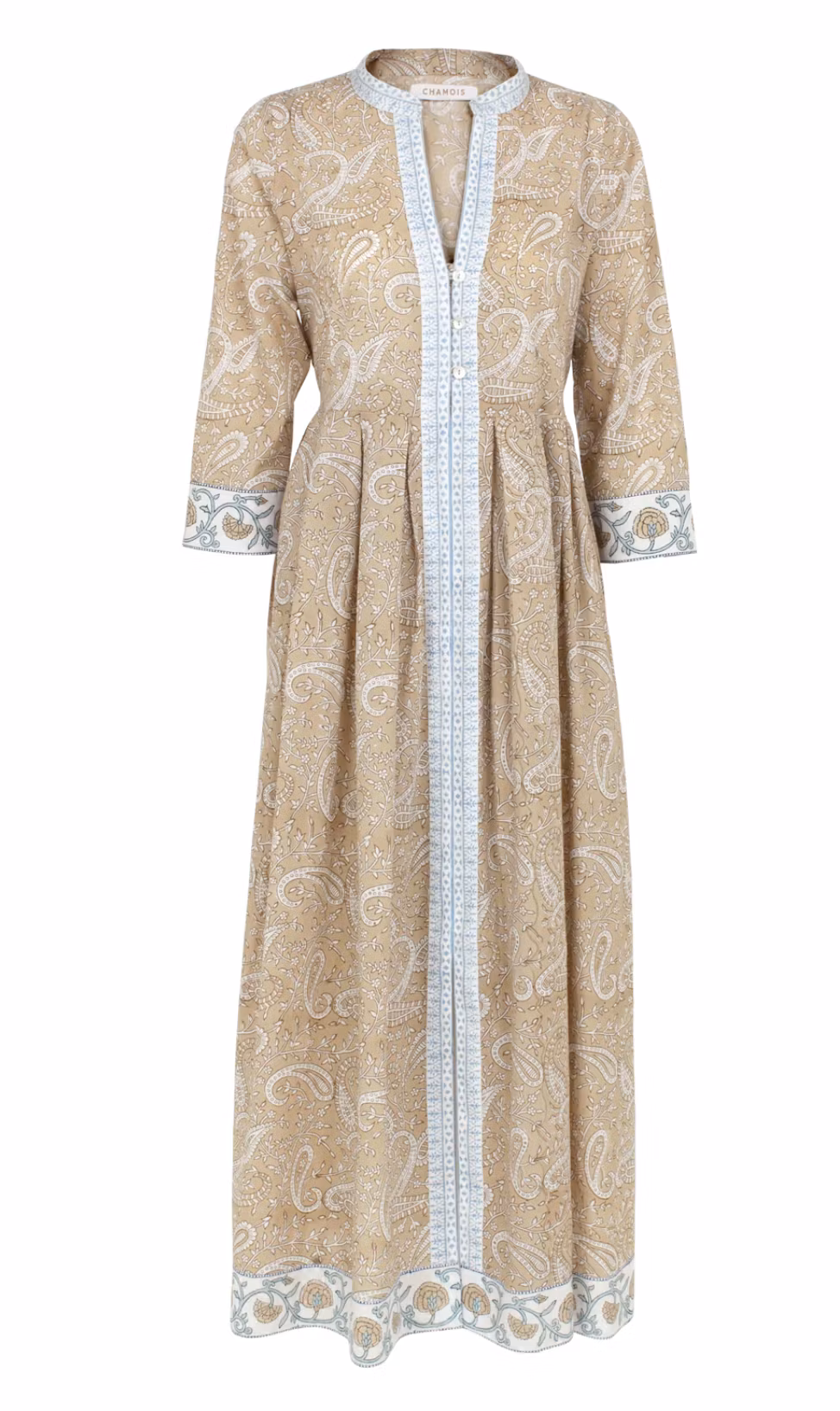 Jaipur Day Dress in Light Brown