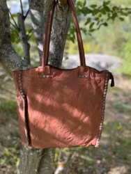 Leather shoulder bag BIBA Portland