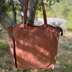 Leather shoulder bag BIBA Portland