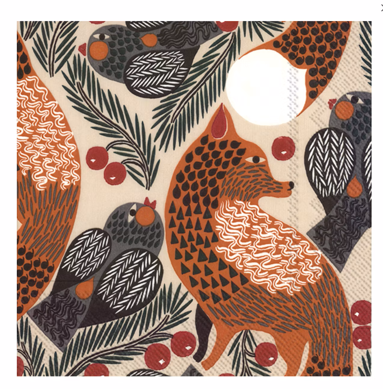 Marimekko Ketunmarja Linen Lunch servetter