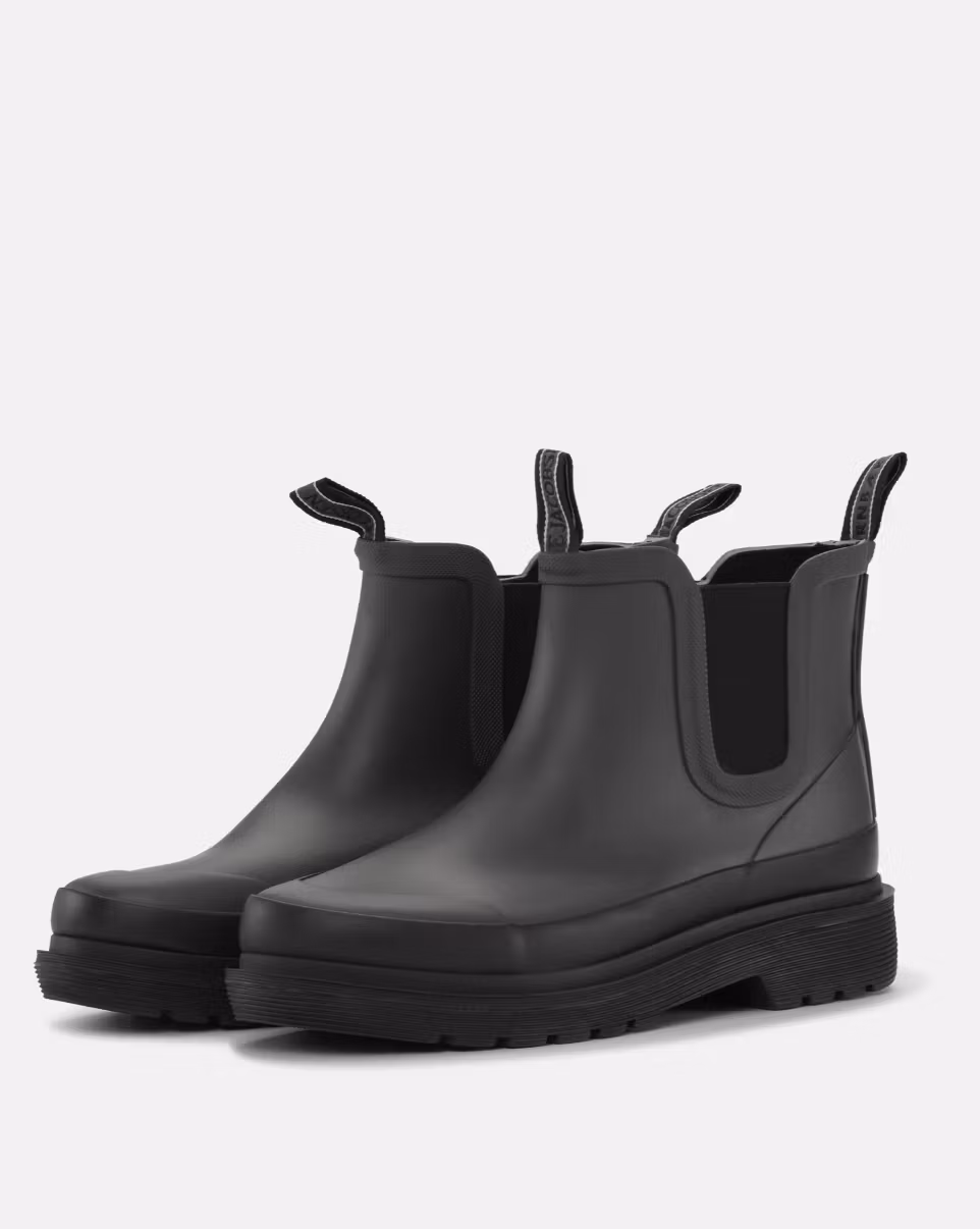 SHORT RUB, Ganache rubber boot from Ilse Jacobsen