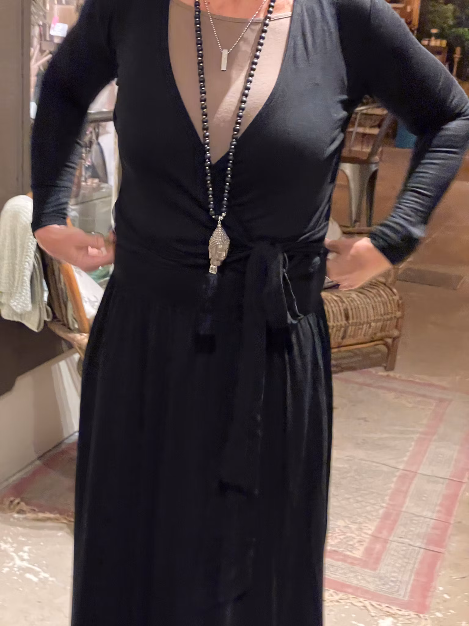 Bambo wrap dress
