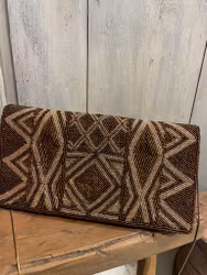 Hand embroidered party bag