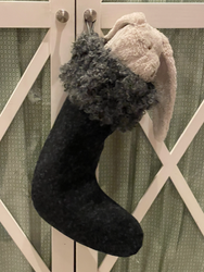 Grace Christmas Stocking Black
