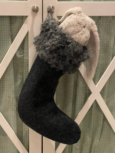 Grace Christmas Stocking Black