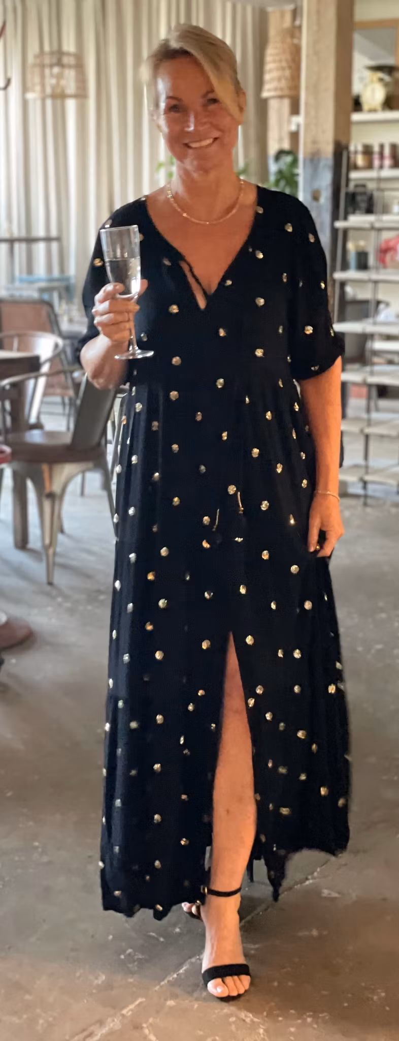Party dot dress