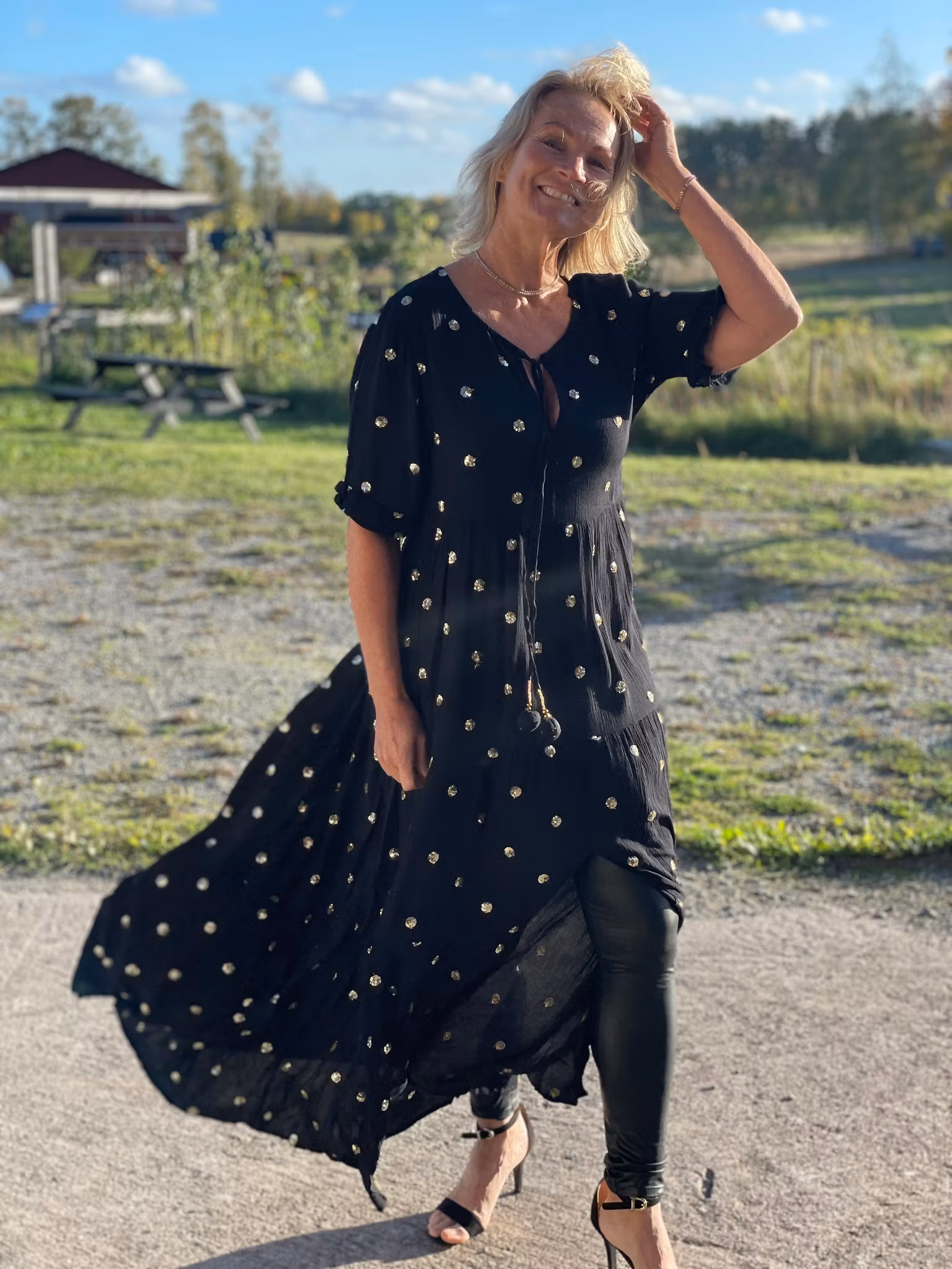 Party dot dress
