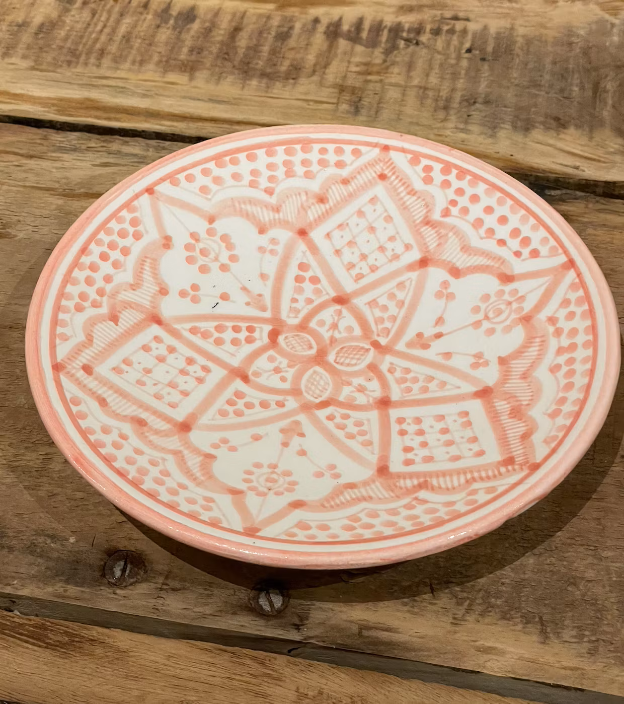 Marocansk handgjord sallads / bröd tallrik 20cm