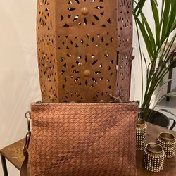 Skinnväska flätad Marrakesh