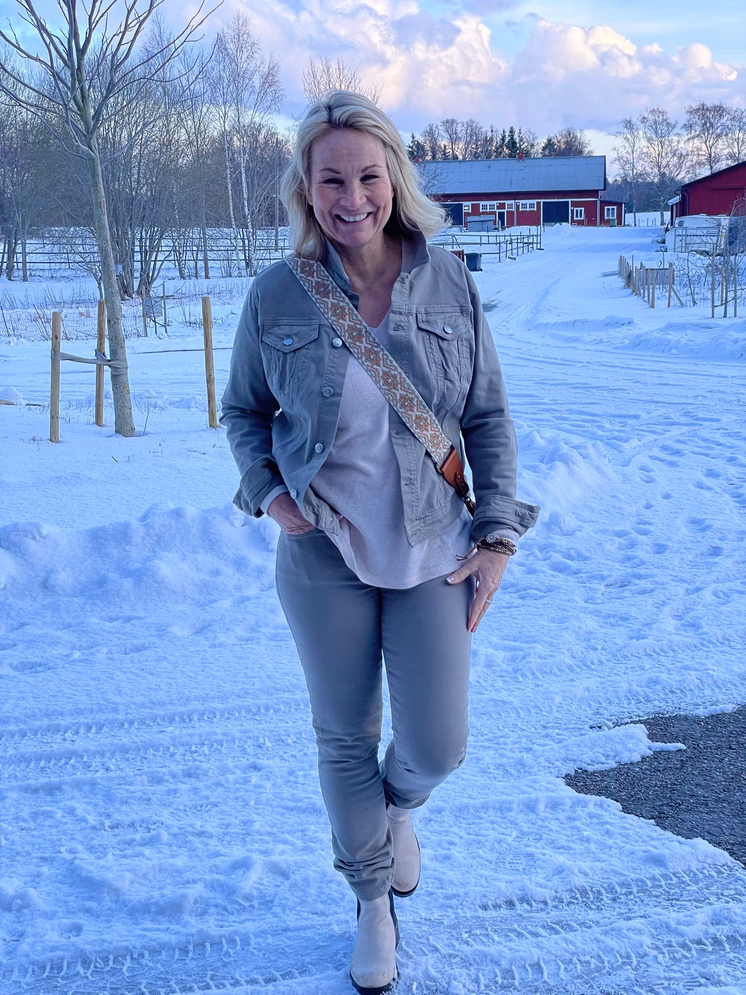 Jeansjacka Erna grön
