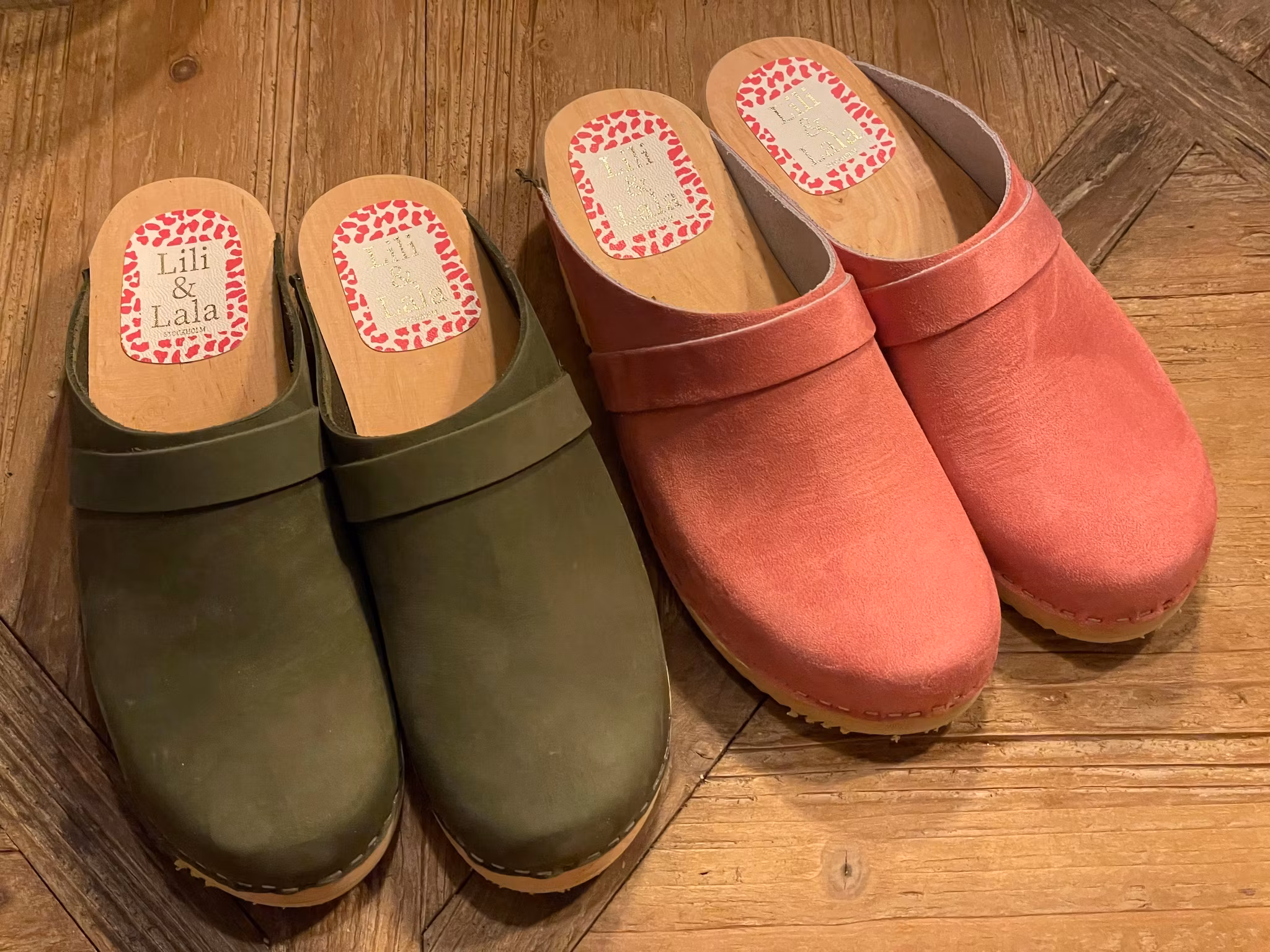Clogs Sweden in nubuck