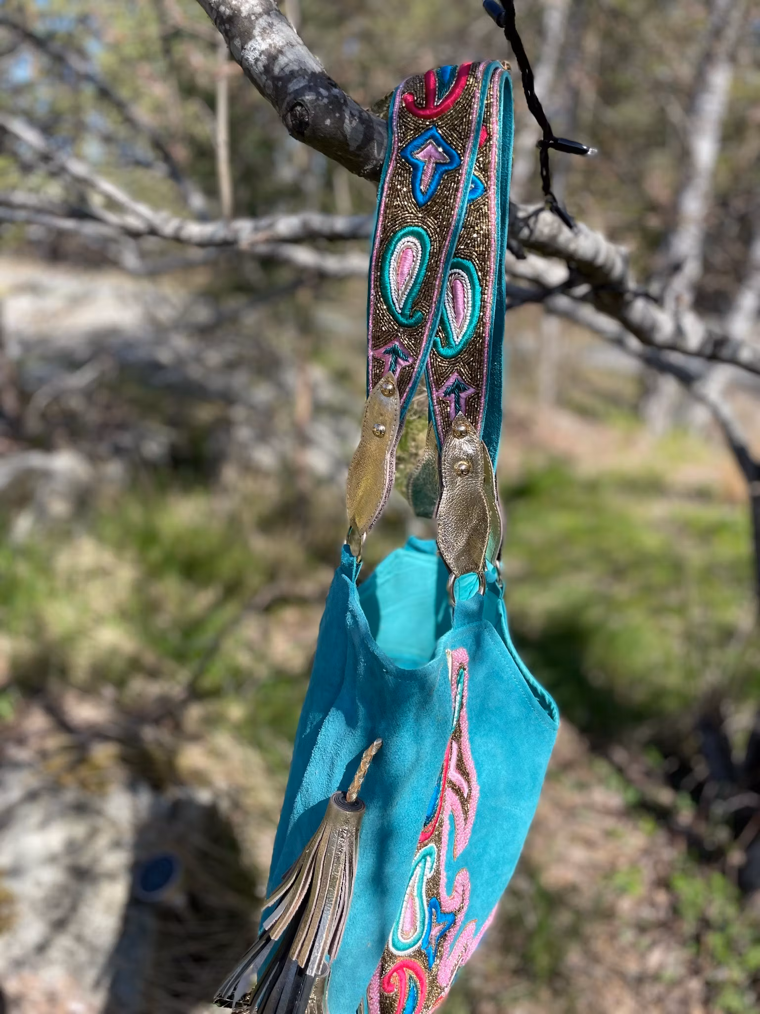 Boho bag tassels