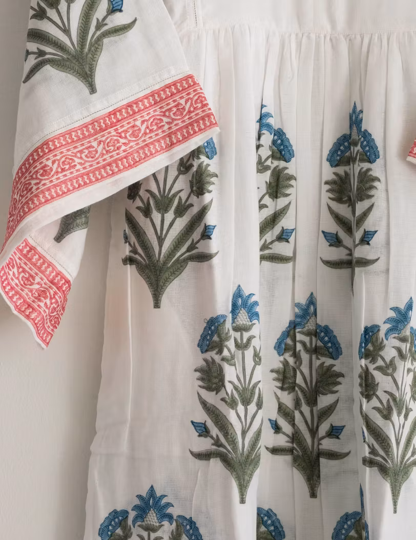 Bouquet Maxi Sheer dress