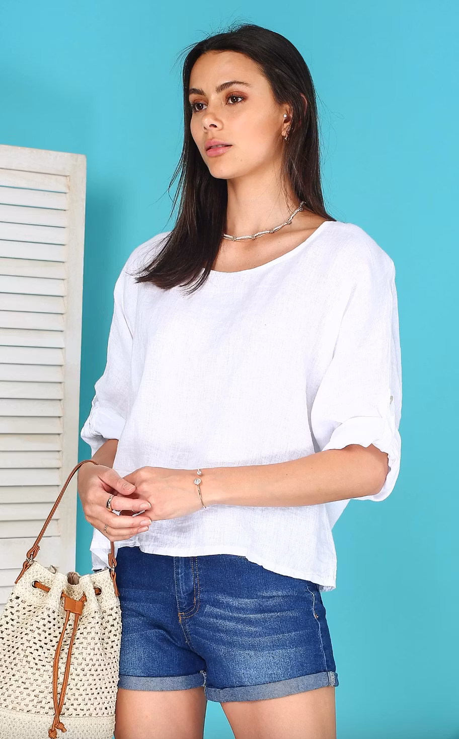 Top Isabelle in linen