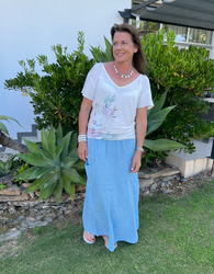 linen skirt