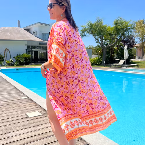 Kimono summer breeze pink