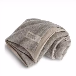 LOVELY WOOL BLANKET 140X220 NATURAL BEIGE